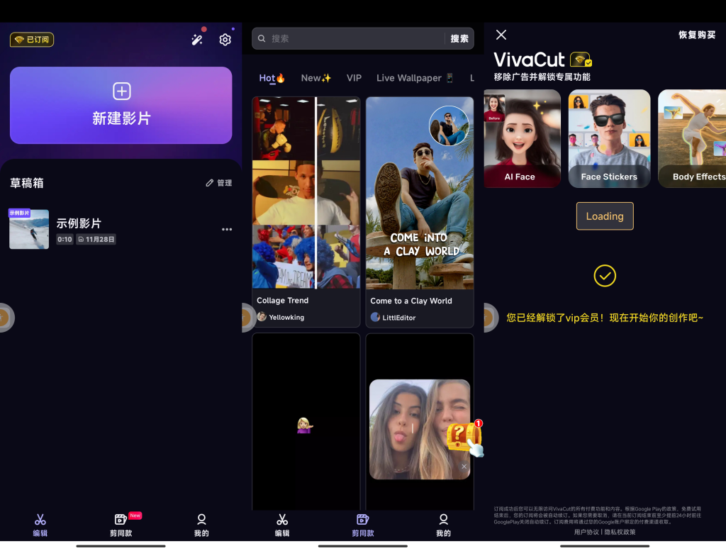 VivaCut订阅版,视频剪辑软件-小虎队软件库,软件库合集,免费资源分享 VivaCut订阅版,视频剪辑软件-小虎队软件库,软件库合集,免费资源分享